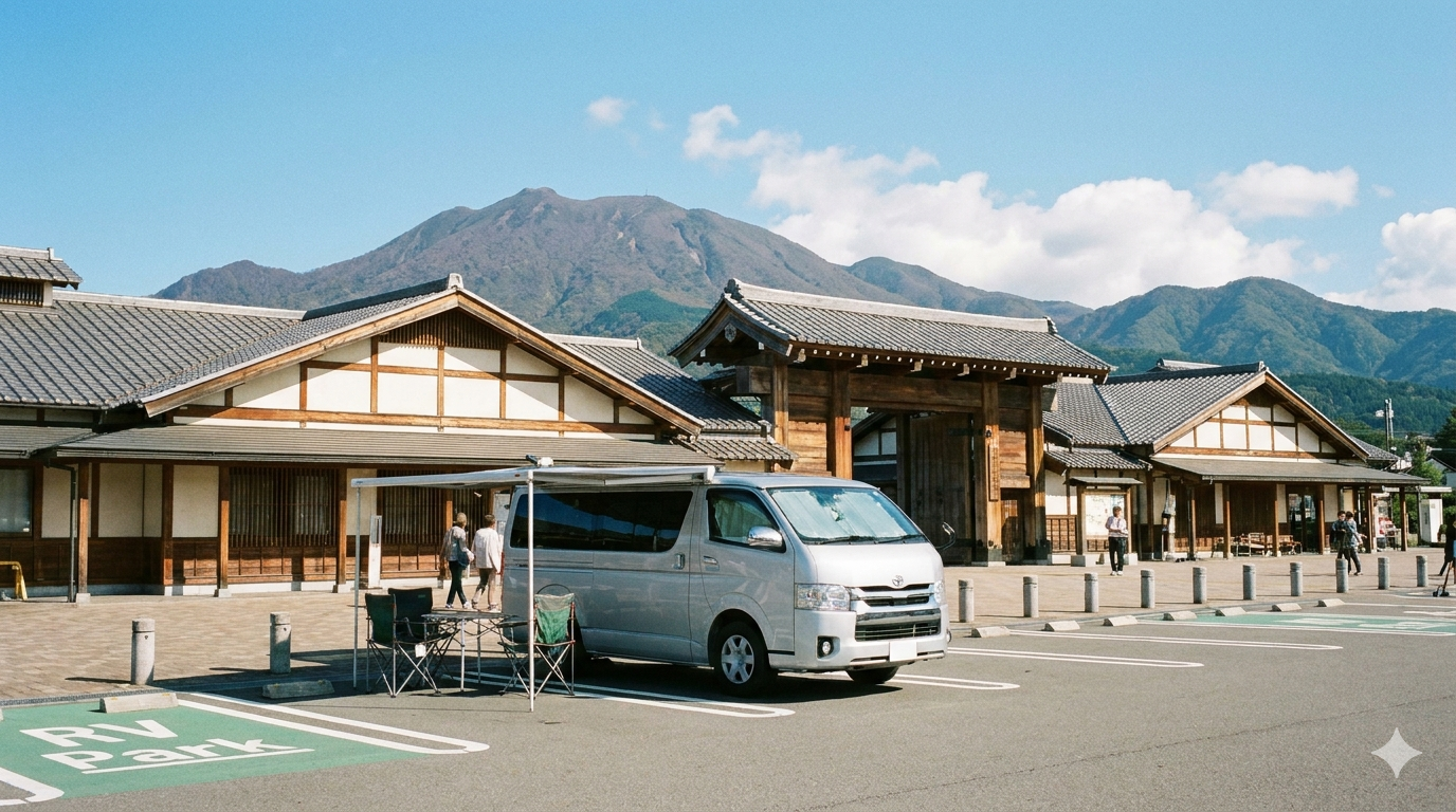 道の駅とRVパーク 昼間の様子